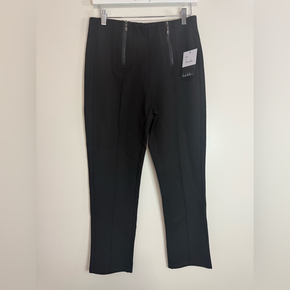 Nicole Miller NWT  Elegant Black Dress Pants in size Medium